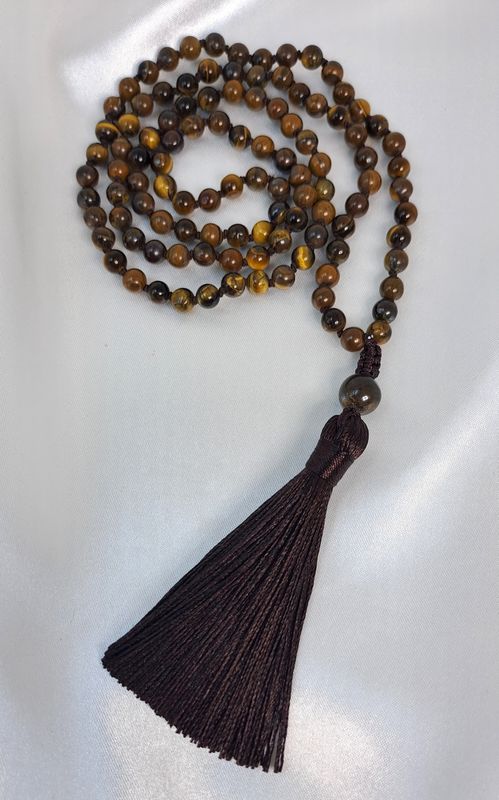 Mala Œil de tigre - Intuition, courage, protection