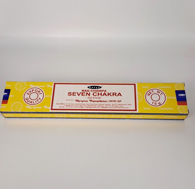 Encens bâtons 7 Chakras - Satya- 15g