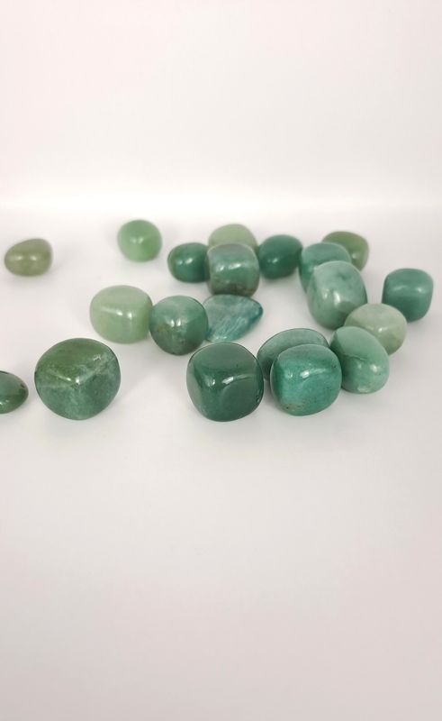 Pierre roulée Aventurine verte : Soulage le stress, protège et apaise les émotions