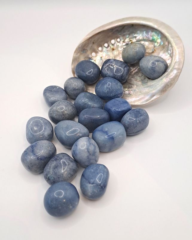 Pierre roulée Aventurine Bleue : Créativité
