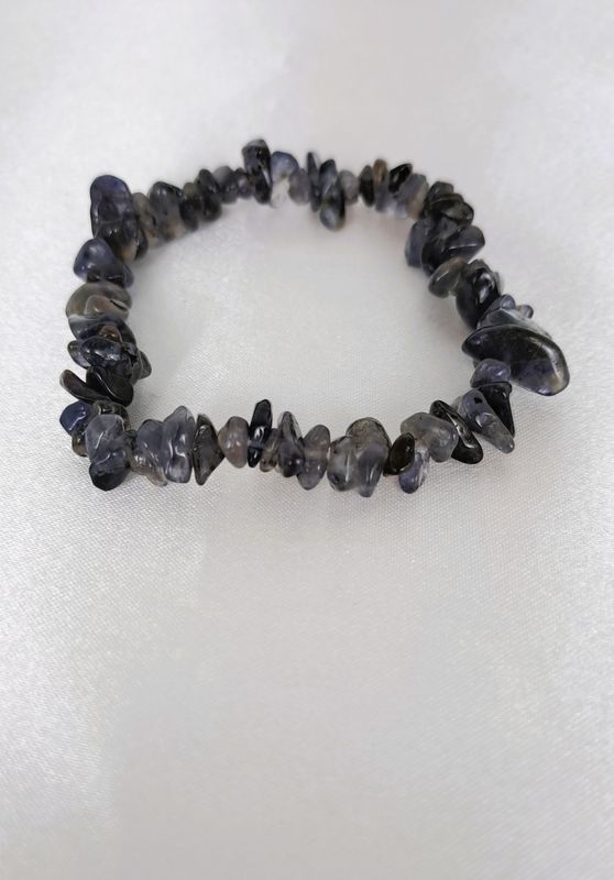 Bracelet Iolite-Cordiérite A "Baroque" - Équilibre