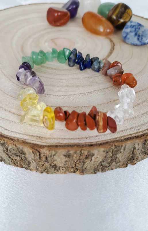 Bracelet 7 Chakras " Baroque" - Harmonie et équilibre