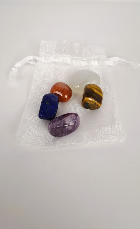 Pochon de pierres "Protection"