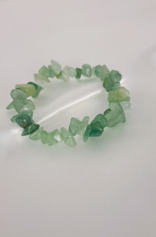 Bracelet Aventurine verte "Baroque"- Calme les angoisses
