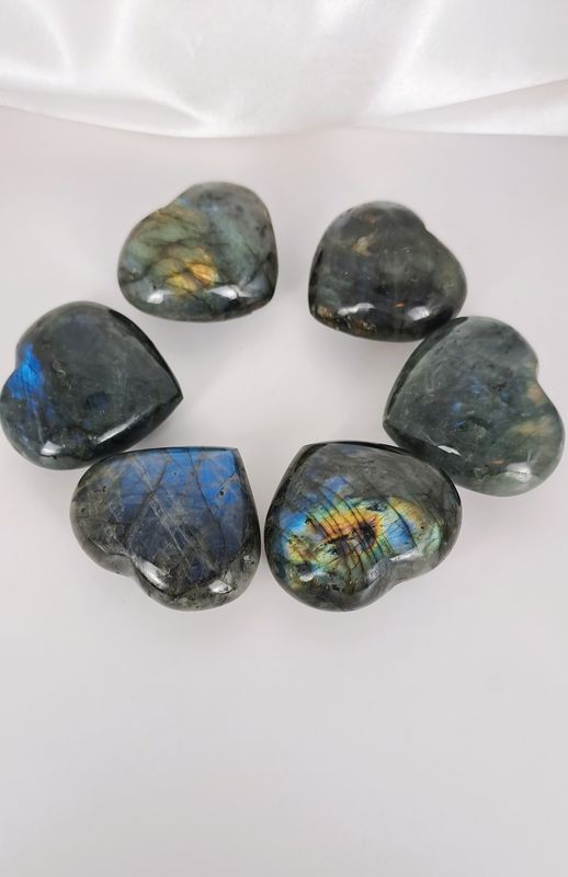 Cœur en Labradorite 4-5cm