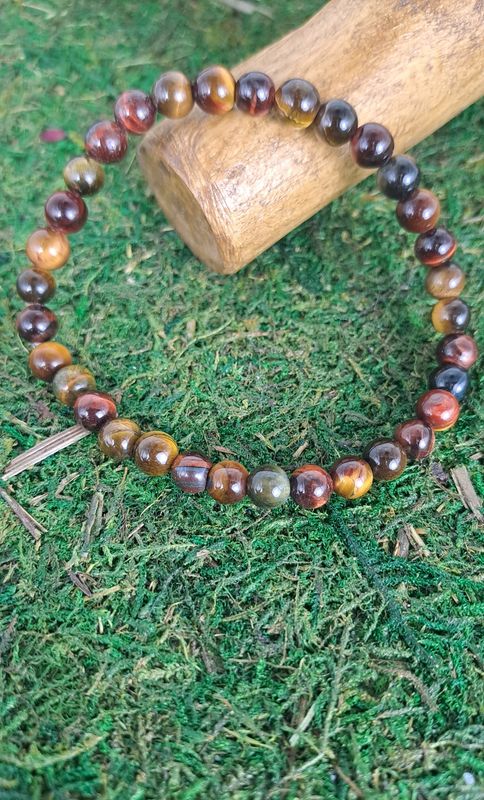 Bracelet Œil multiple  6mm- Triple protection