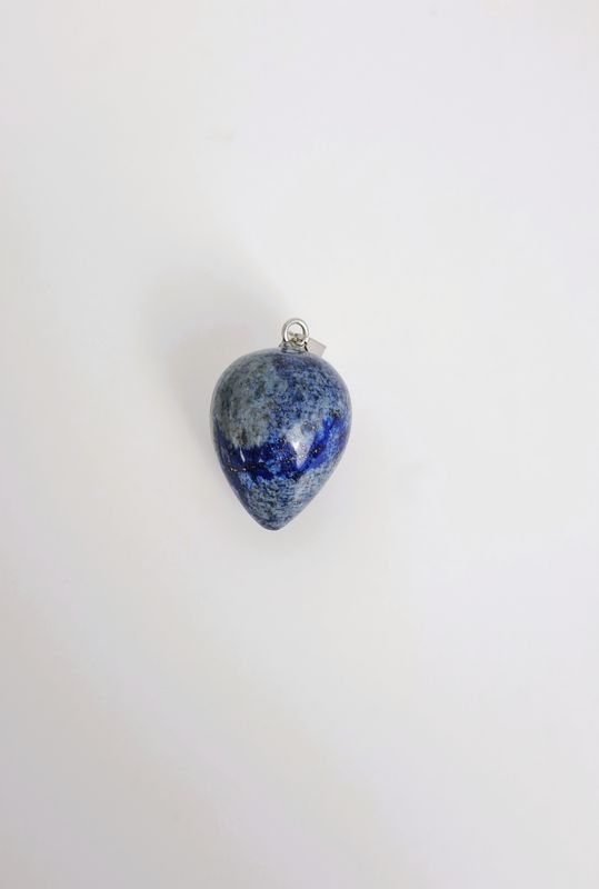 Pendentif Lapis-lazuli "Forme goutte"- Clairvoyance, vitalité