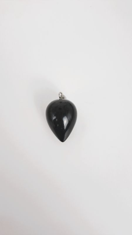 Pendentif Obsidienne "Forme goutte"- Protection, spiritualité