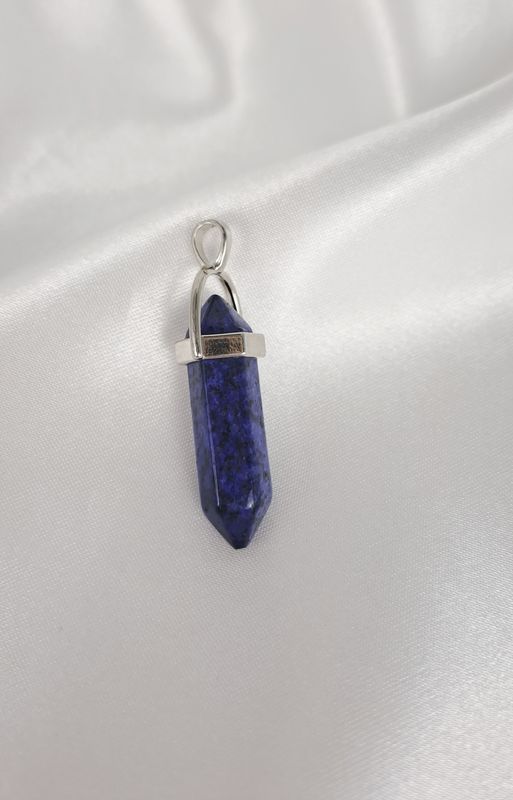 Pendentif Lapis-lazuli "Forme Prisme" - Vitalité, créativité