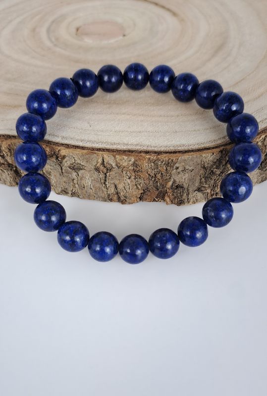 Bracelet Lapis-lazuli 8mm - Vitalité, expression créative