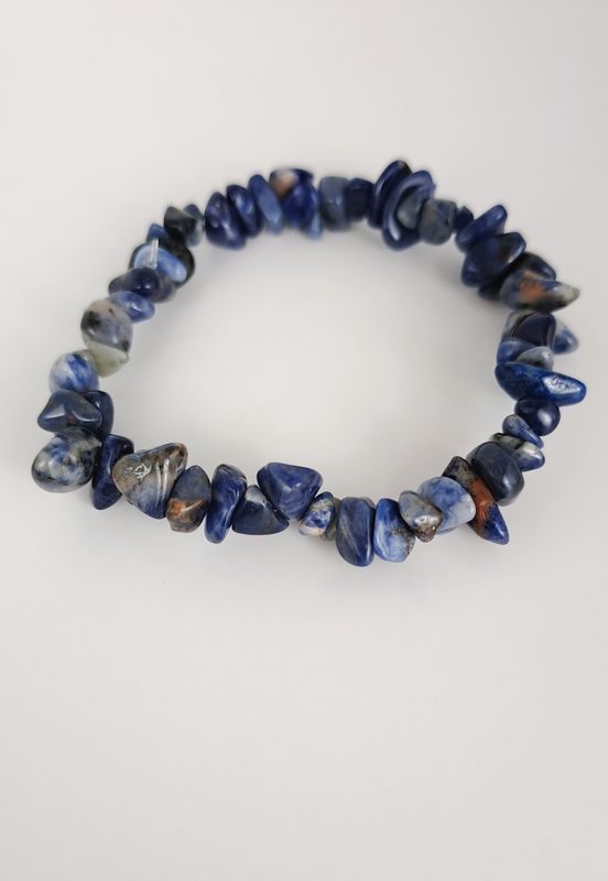 Bracelet Sodalite "Baroque" - Stabilité émotionnelle, perception