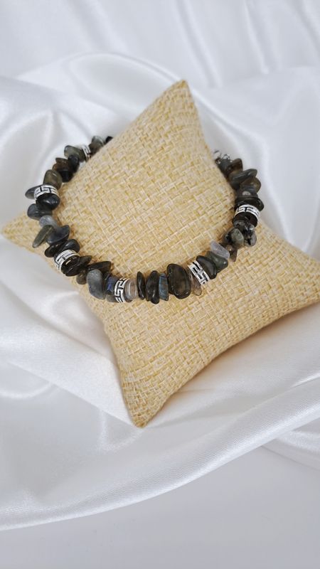 Bracelet Labradorite "Baroque"- Stabilité et protection