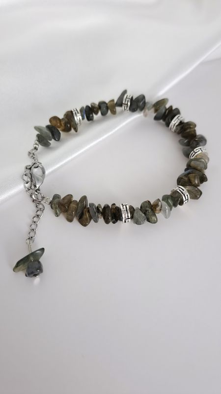 Bracelet Labradorite "Baroque"- Stabilité et protection