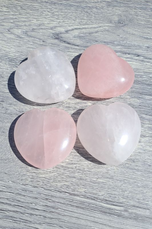 Cœur en Quartz Rose 4-5cm
