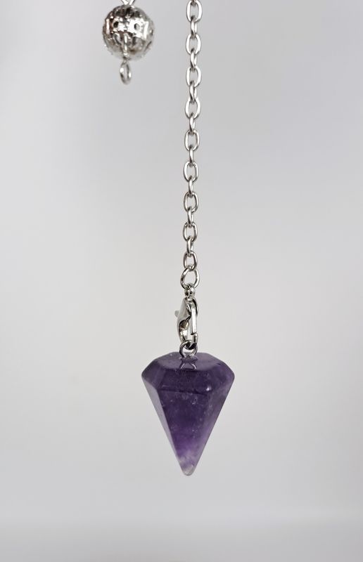Pendule en Améthyste facetté - Clarté et protection
