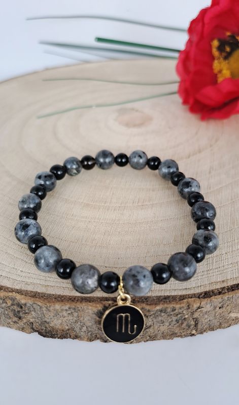 Bracelet astrologique Scorpion - Intuition, protection