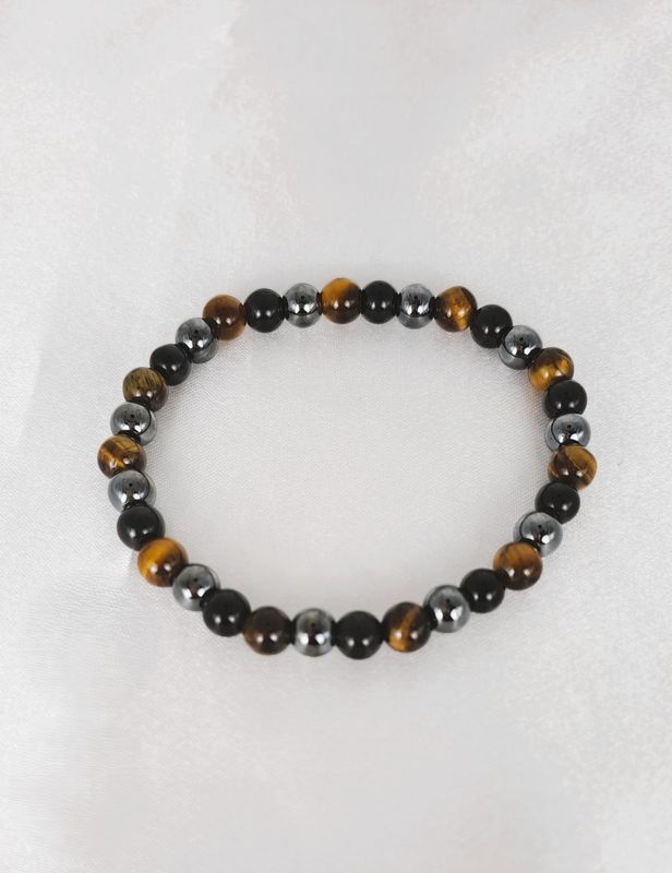 Bracelet triple "Protection" 6mm