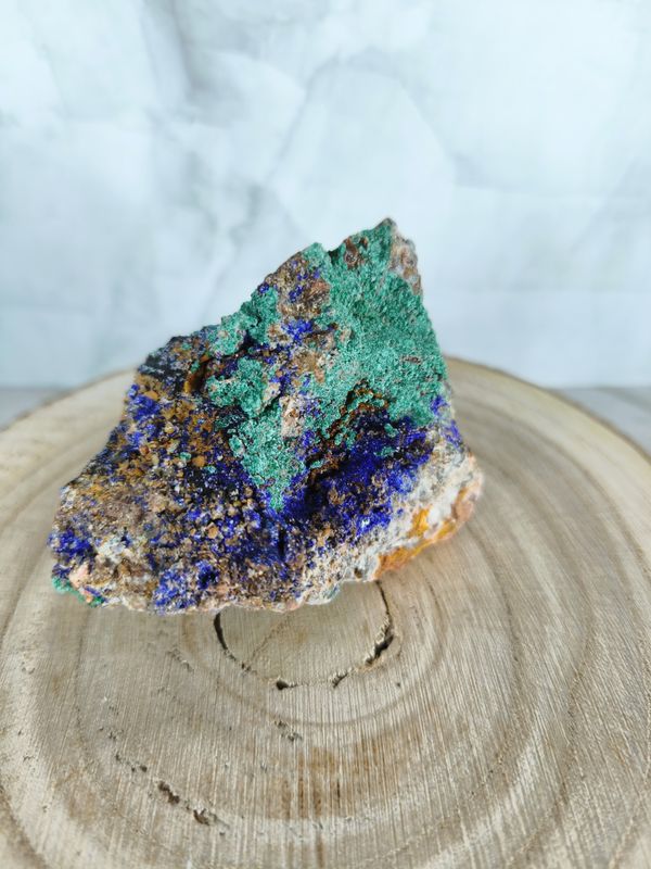 Druses d'Azurite Malachite 370g - Harmonie et transformation
