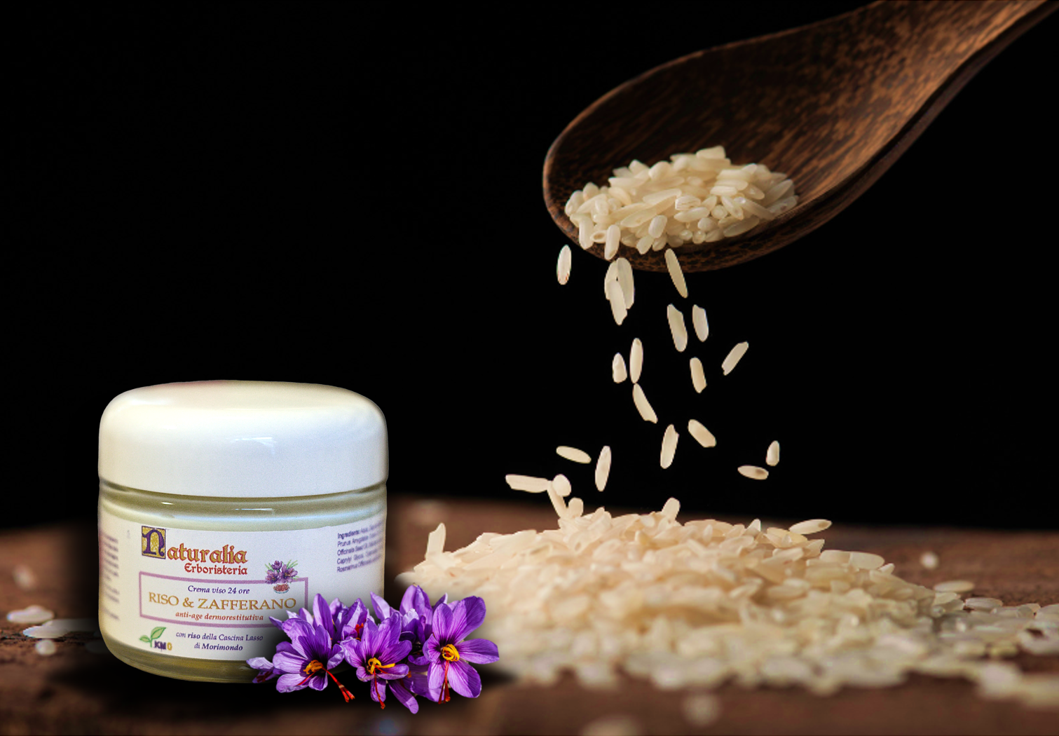CREMA VISO 24H RISO & ZAFFERANO