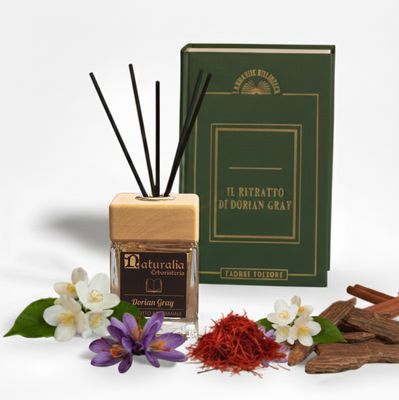 Dorian Gray  Diffusore bastoncini - Oud, Gelsomino, Zafferano e Legni Orientali - Profumatore a Bastoncini