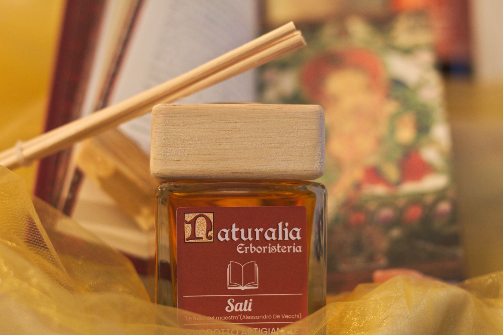 Sati  Profumatore a bastoncini - Profumo di Mirra e Note Minerali