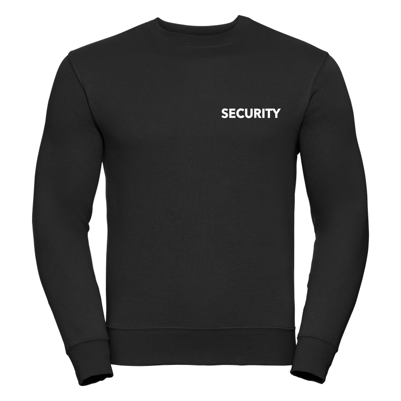 Russell Authentic Sweatshirt Black SECURITY