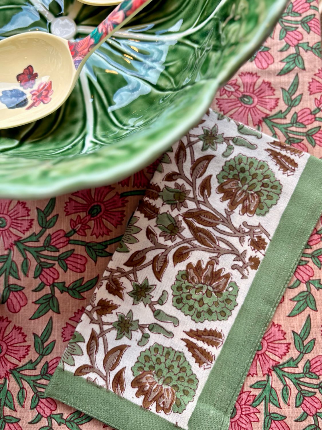 lot 4 serviettes de table Suzon