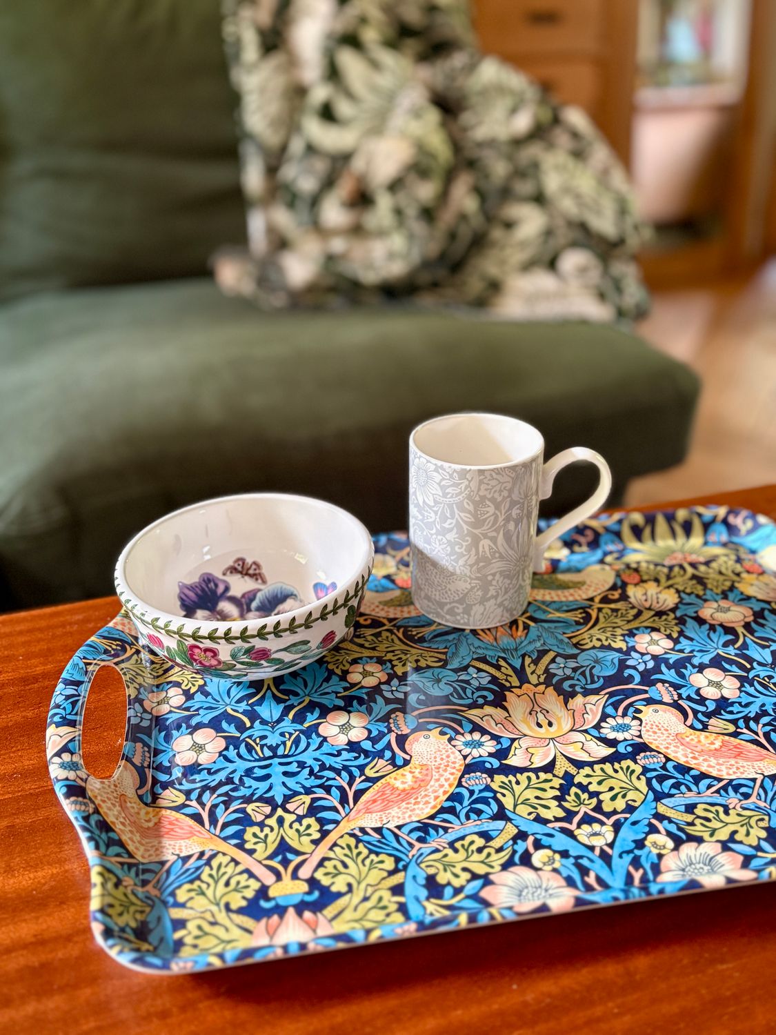 Grand plateau William Morris Strawberry