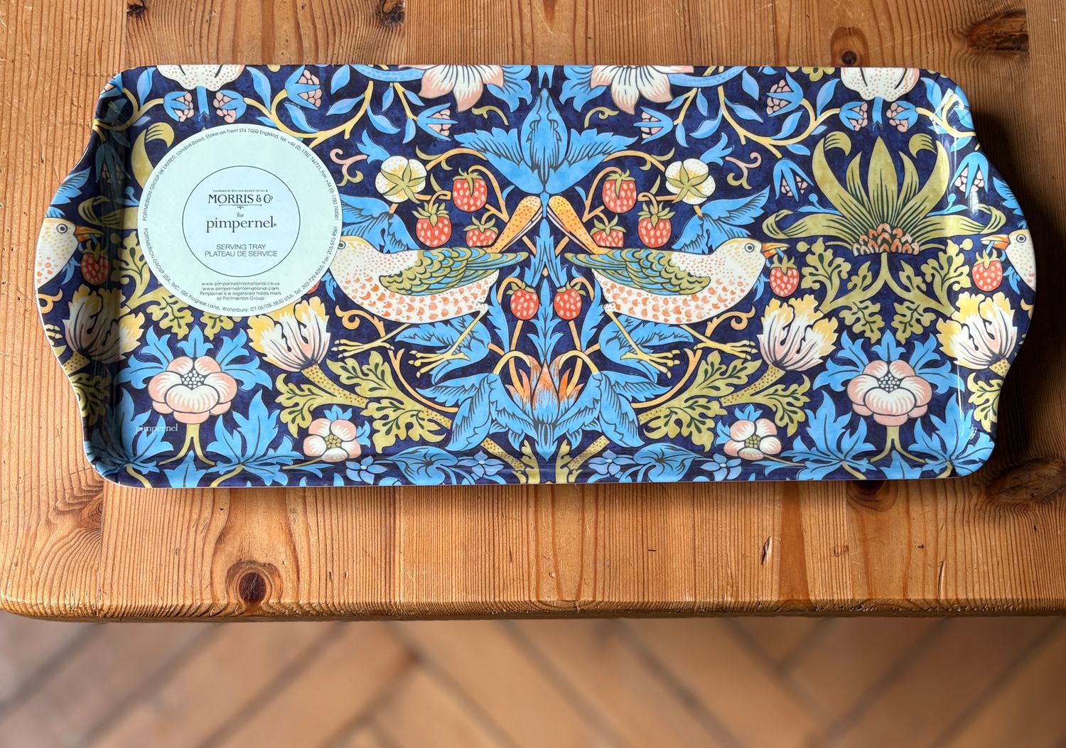 Petit plateau William Morris Strawberry