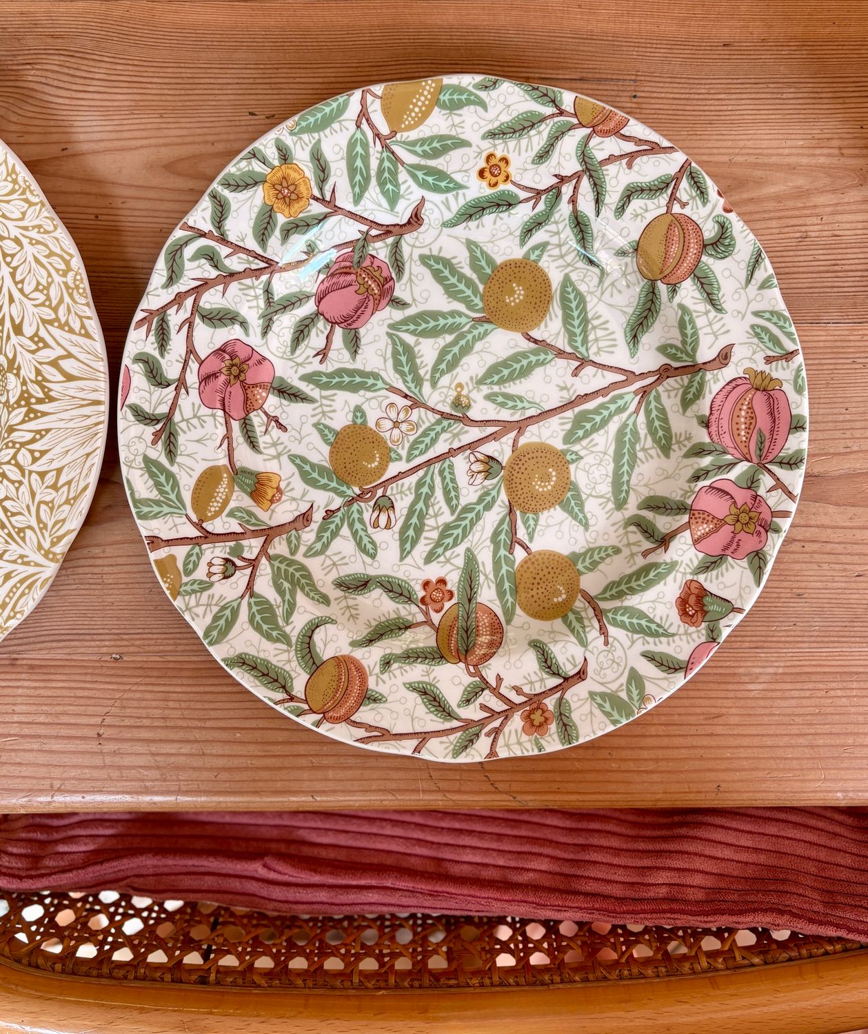 Assiette William Morris