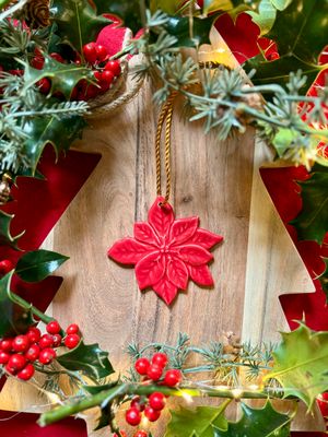 Ornement sapin Lady Poinsett