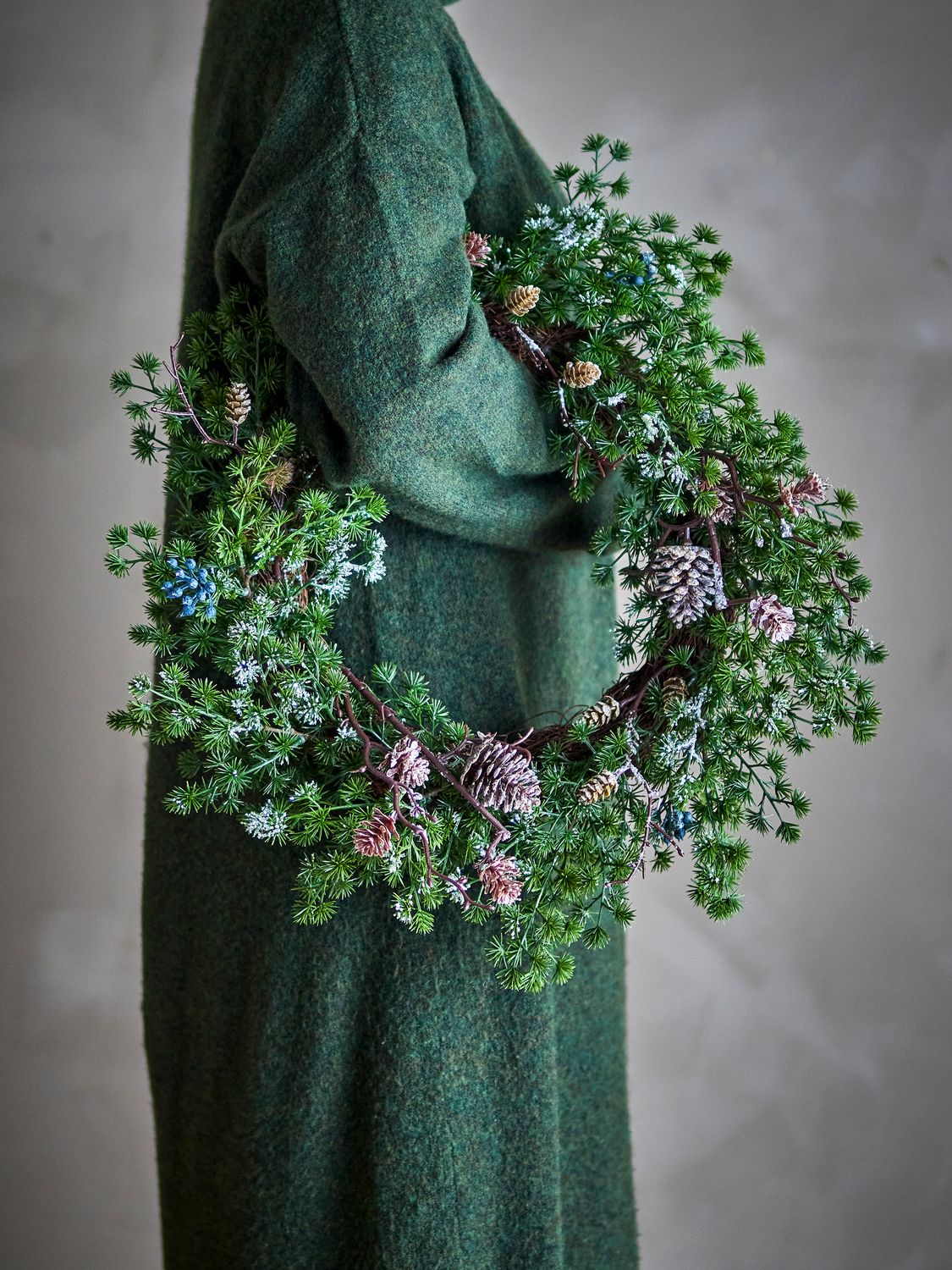 Couronne de Noël Evergreen Charm