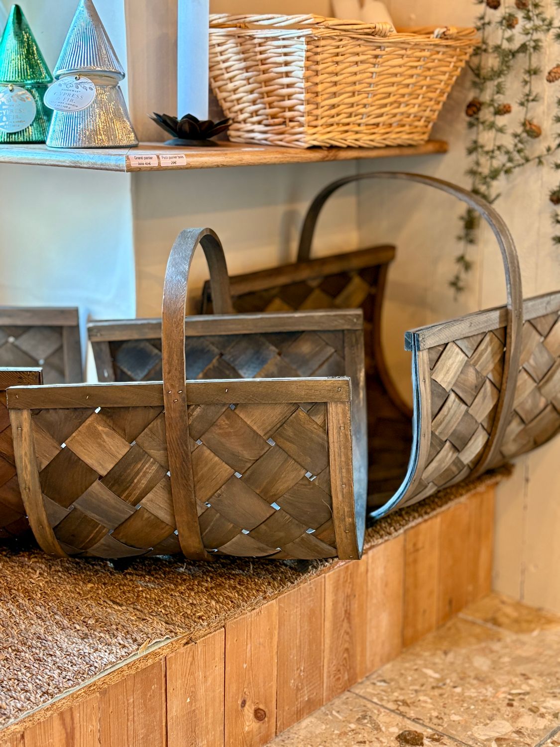 Panier à bois Winston