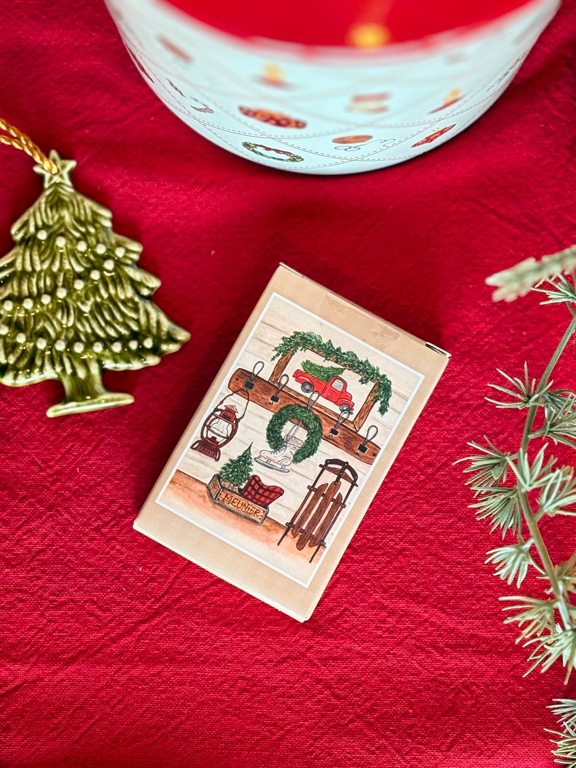 Mini puzzle Noël Farmhouse — Caro from Woodland