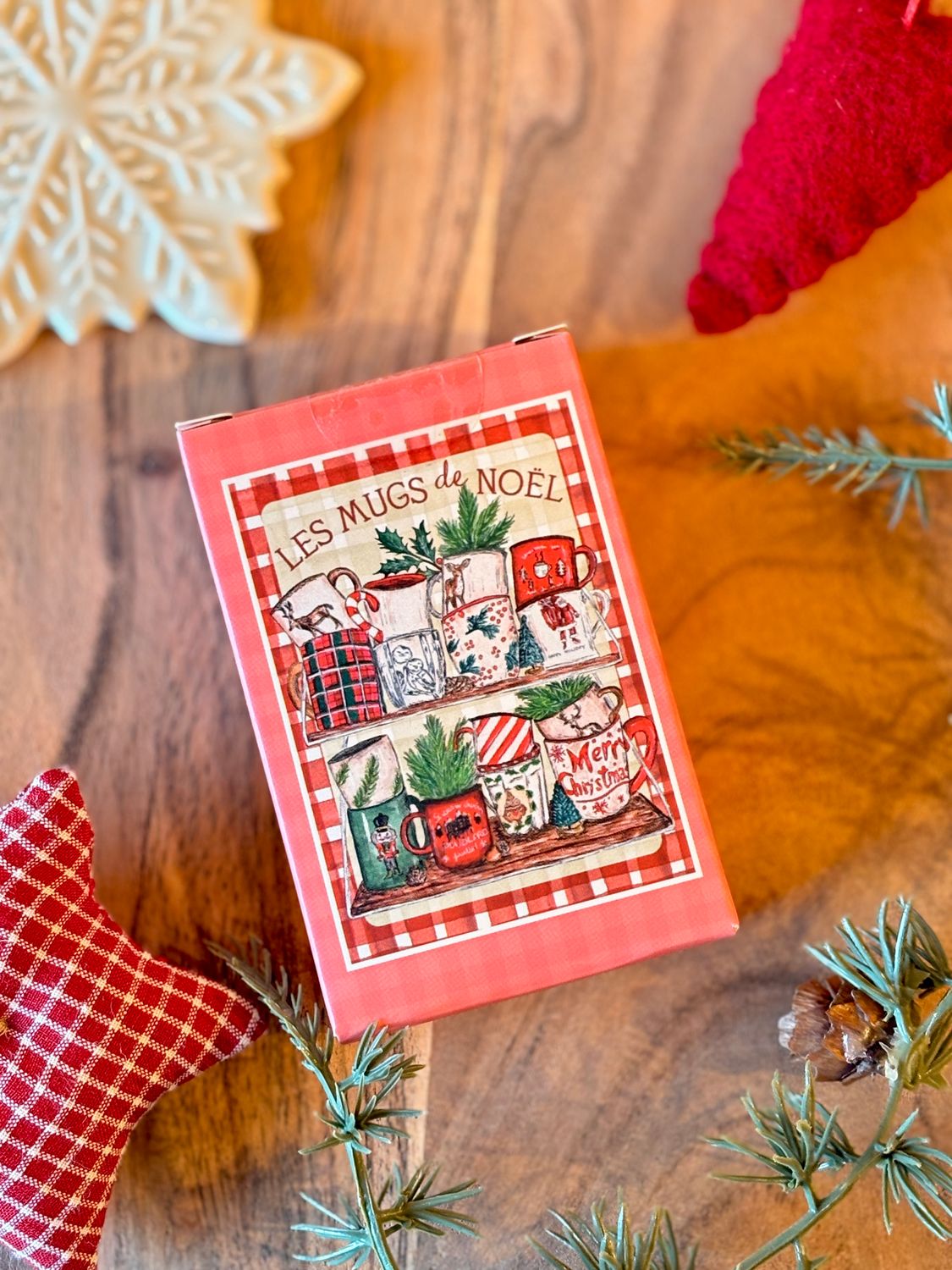 Mini puzzle Mugs de Noël— Caro from Woodland