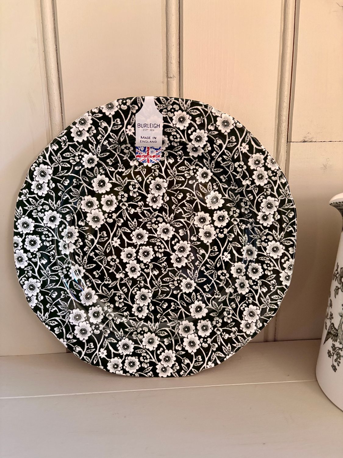 Assiette - Dark Green Calico Burleigh