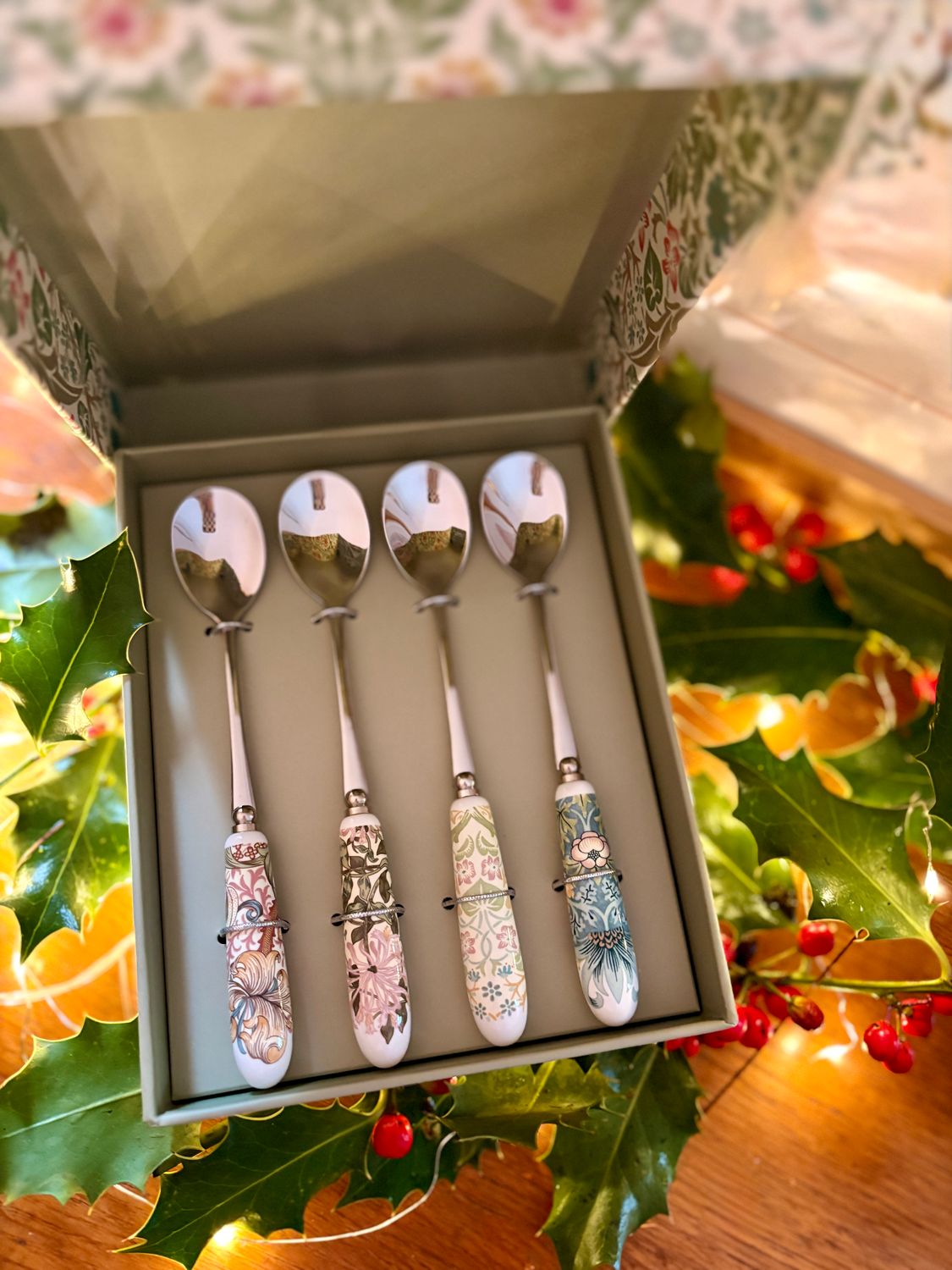 Coffret 4 cuillères Merry Morris Spoons