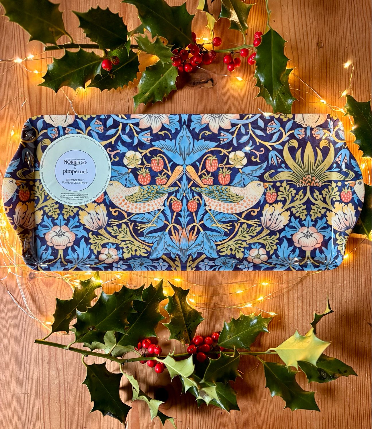 Petit plateau William Morris Strawberry