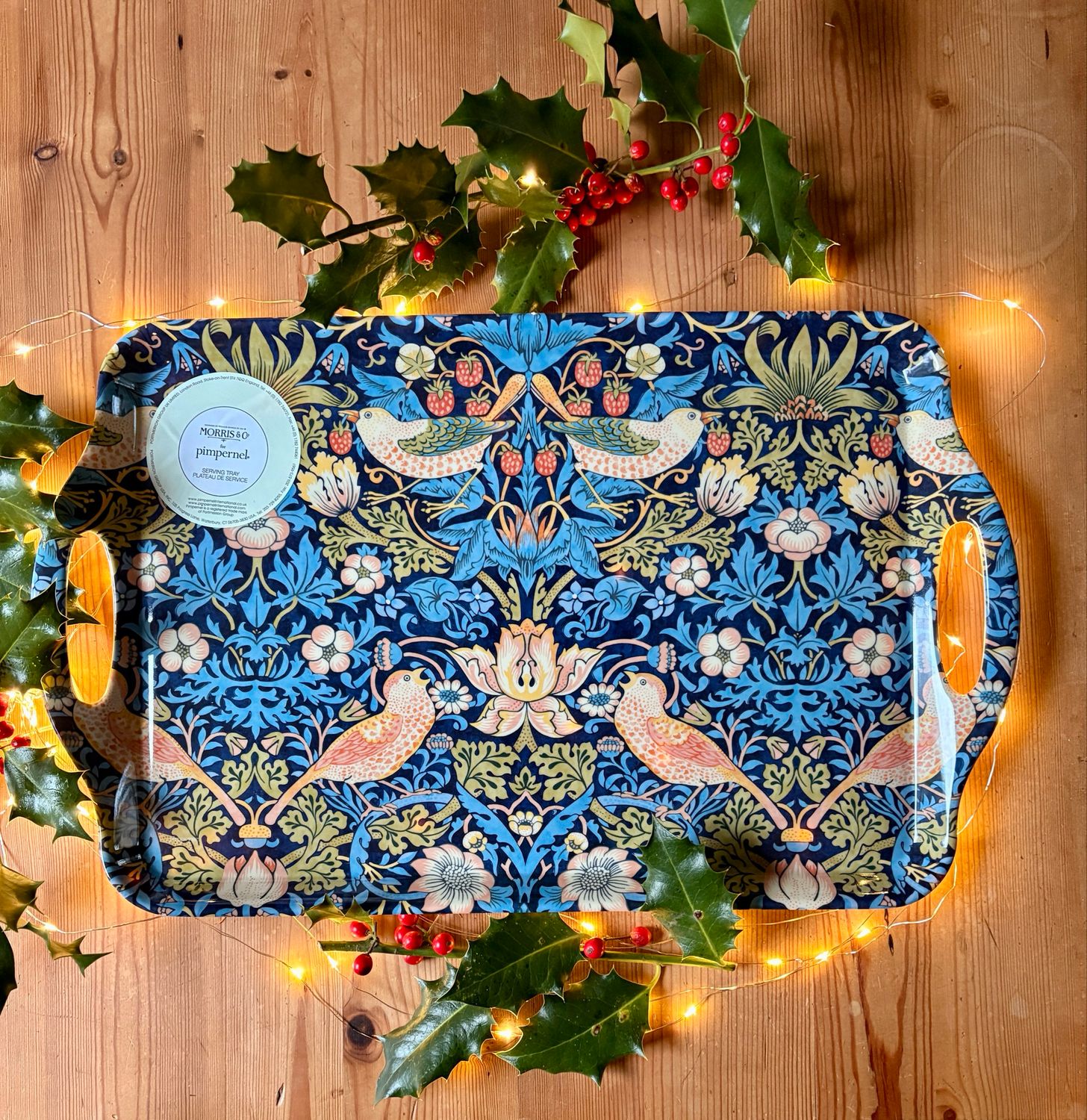 Grand plateau William Morris Strawberry