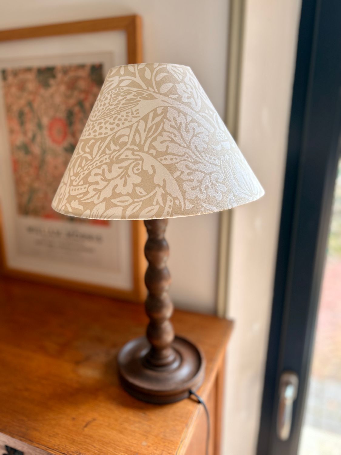 Lampe Jepeto Strawberry Thief Ivoire