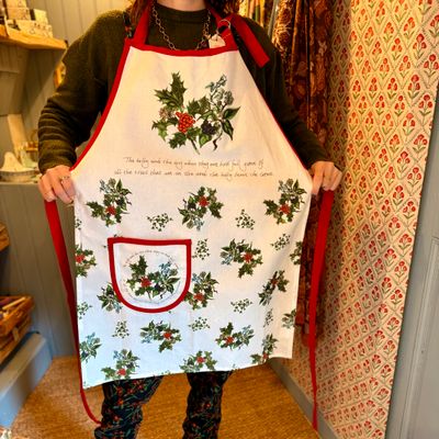 Tablier – « Christmas Holly Chef »