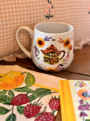 Mug “Bonjour l’été” – par Caroline Millet (CarofromWoodland)