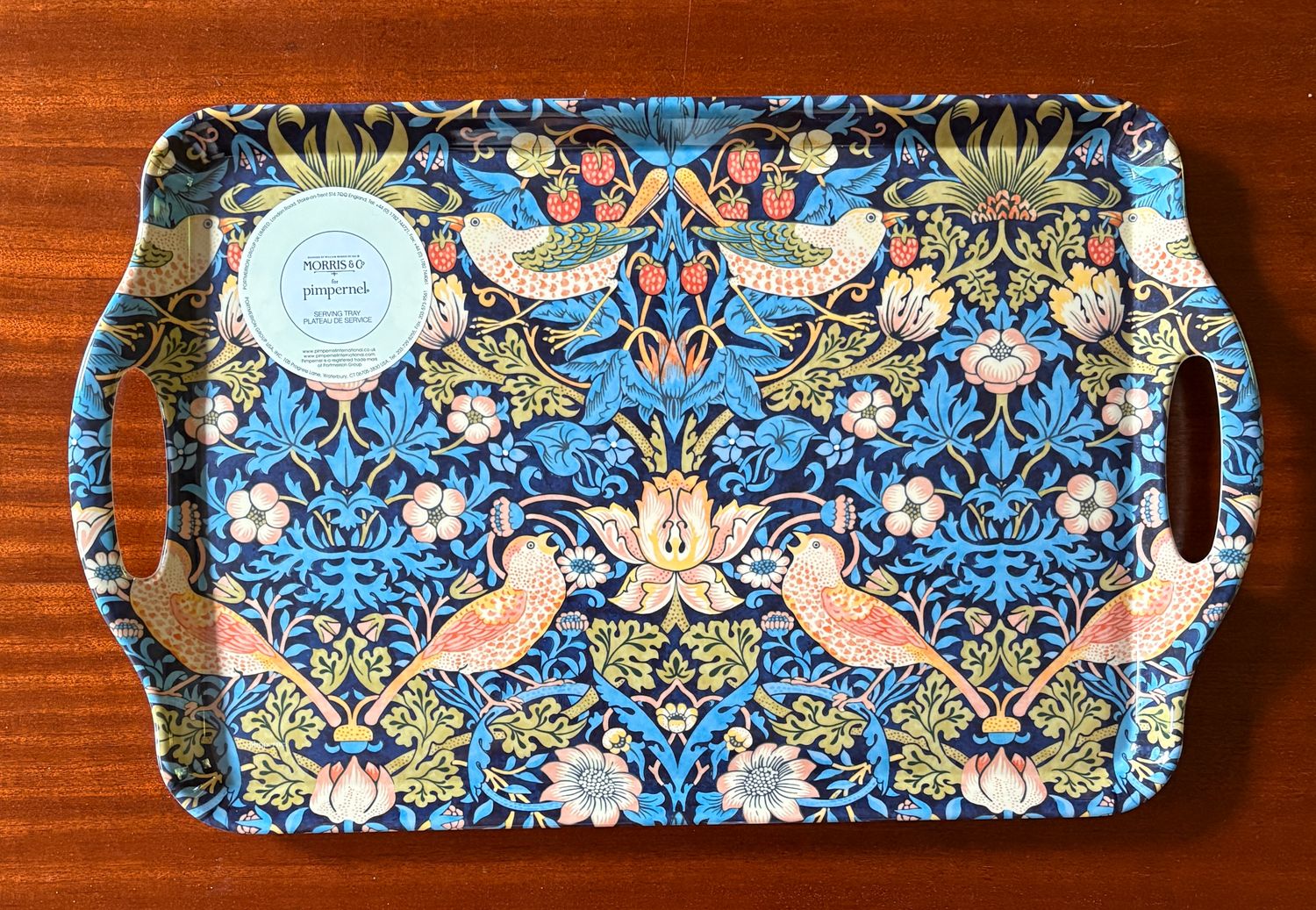 Grand plateau William Morris Strawberry