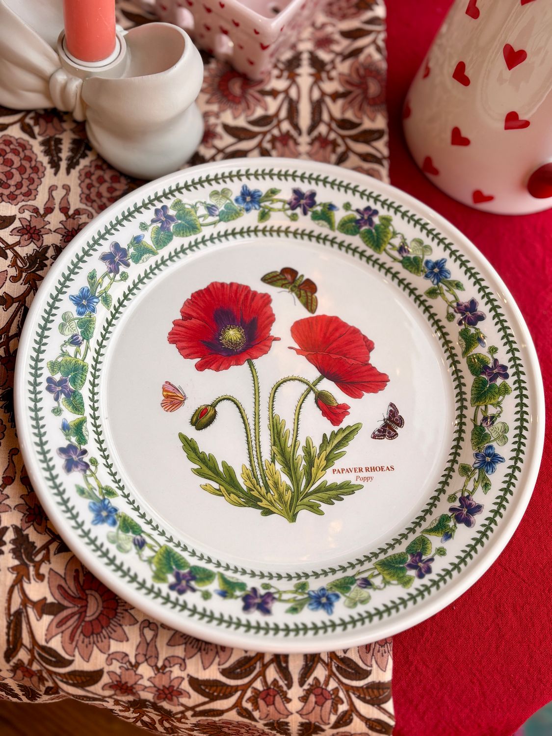 Assiette “Coquelicot” – Portmeirion