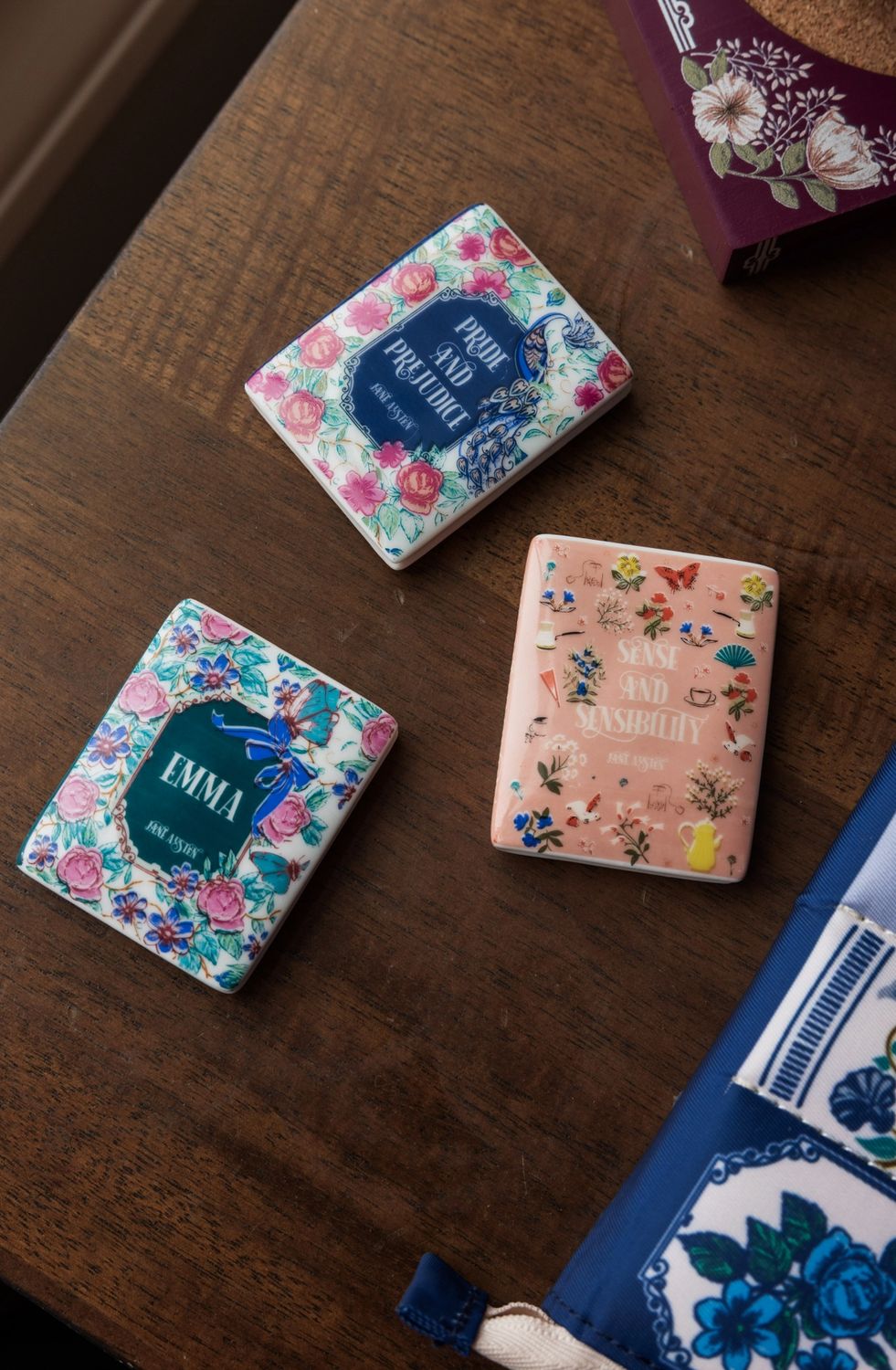 Bingley – Ensemble de 3 aimants Jane Austen