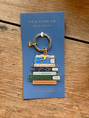 Porte-clé “Pile de romans”