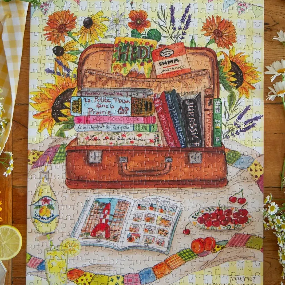 Puzzle 500 pièces "Lectures d'Été" – CarofromWoodland