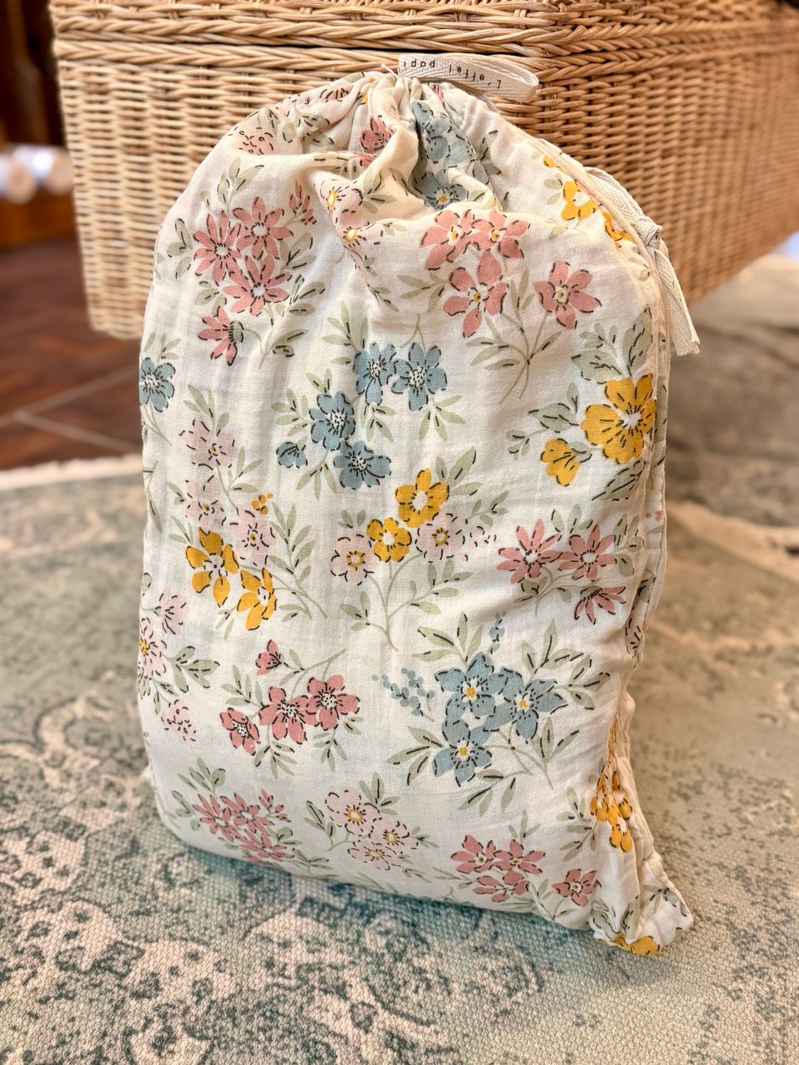Housse de couette réversible Adèle Pampa