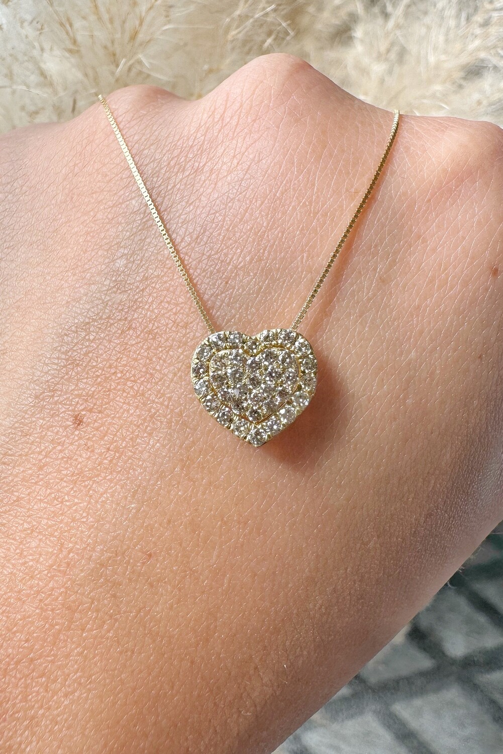 0.50 ct Multi ways Heart Pendant