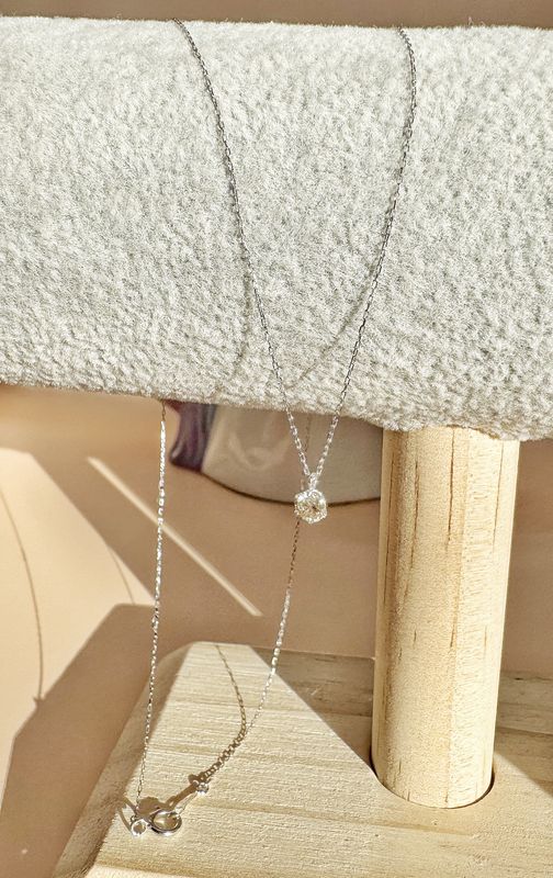 0.20 ct Solitaire Necklace